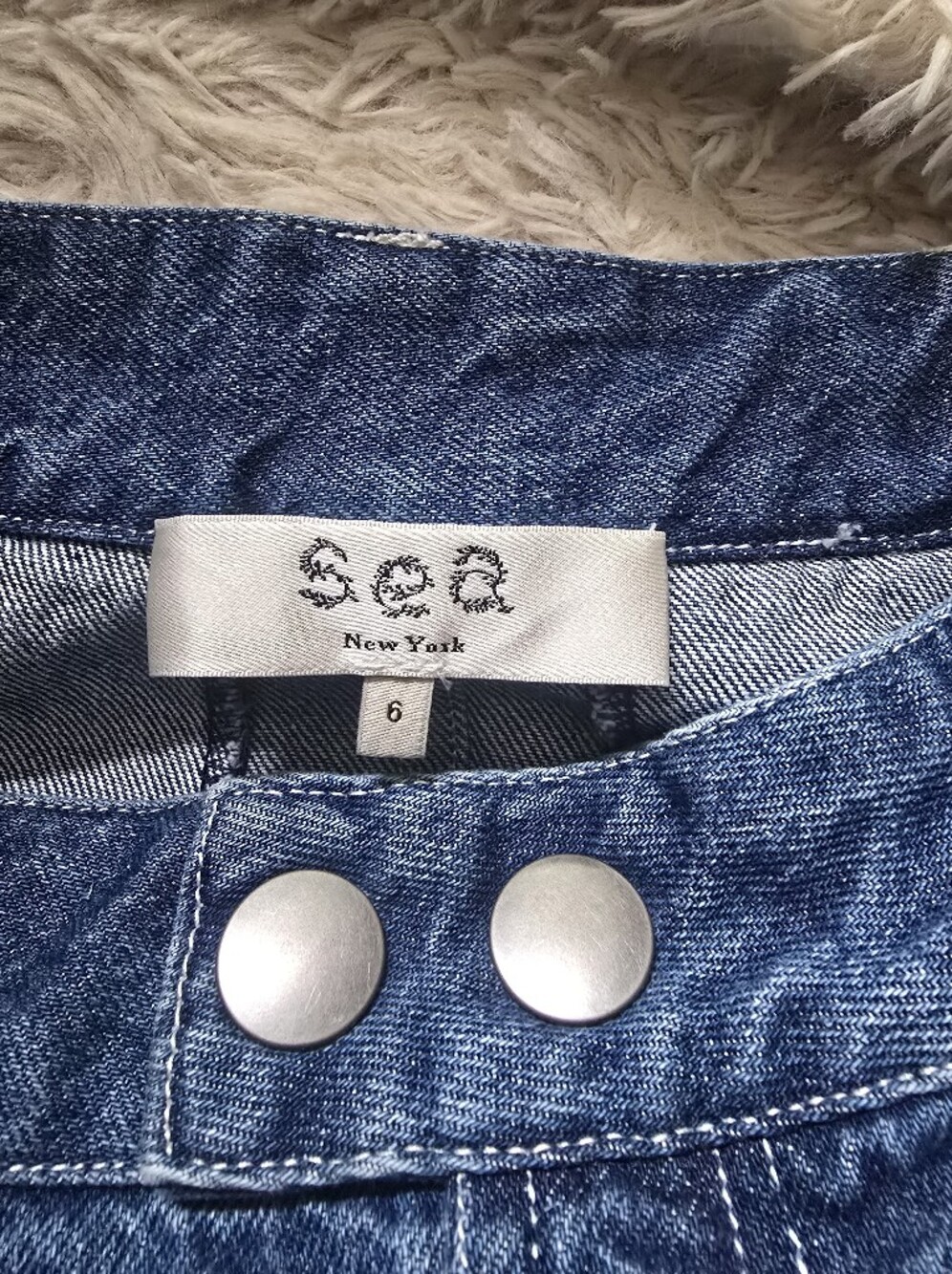 Sea New York Denim Midi Skirt - Picture 4 of 4